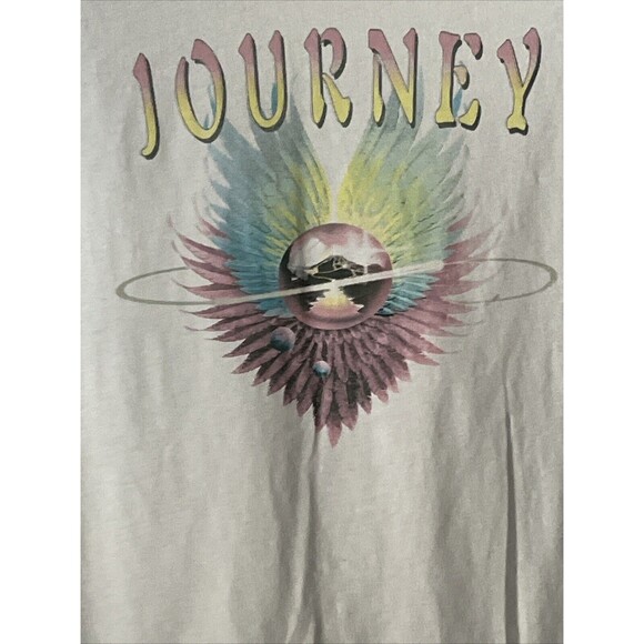 Journey Gray 1979 USA Tour Graphic Band Tee Short Sleeve Size L - Picture 3 of 7